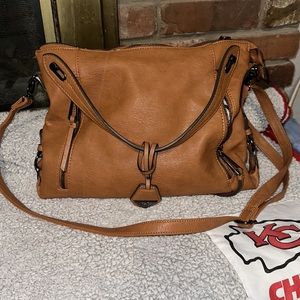 Jessica Simpson leather crossbody handbag